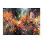 Warren Reed - Designer A Vibrant Abstract Painting Glass Chopping Board