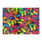 Warren Reed - Designer Rainbow Butterflies Glass Chopping Board