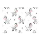 Warren Reed - Designer Cute Hand Drawn Zebra Glass Chopping Board