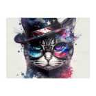 Warren Reed - Designer American Shorthair Cat Face Splashart Chopping Board