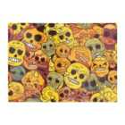 Warren Reed - Designer Autumnal Skulls Pattern Chopping Board