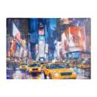 Warren Reed - Designer Neon Nights: Times Square Buzz Chopping Board