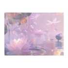 Warren Reed - Designer Enchanted Waterlilies And Bubbles Chopping Board