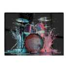 Warren Reed - Designer Rhythm In Splashing Drums Chopping Board