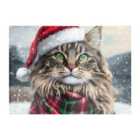 Warren Reed - Designer Snowy Christmas Siberian Glass Chopping Board