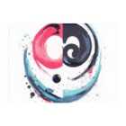 Warren Reed - Designer Yin Yang Harmony In Modern Art Chopping Board