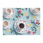 Warren Reed - Designer Tea Cups And Roses Chopping Board