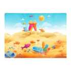 Warren Reed - Designer Fishes On A Beach Holiday Glass Chopping Board