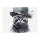 Warren Reed - Designer British Shorthair Cat Splashart Chopping Board