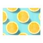 Warren Reed - Designer Fresh Lemons Glass Chopping Board
