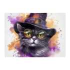 Warren Reed - Designer Splashart Longhaired Witches Cat Chopping Board