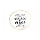 Warren Reed - Designer Positive Mind Vibes Life Glass Chopping Board