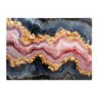 Warren Reed - Designer Black And Pink Marble Effect Chopping Board