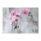 Warren Reed - Designer Pink Orchids Chopping Board
