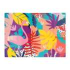 Warren Reed - Designer Tropical Flamingoes Glass Chopping Board