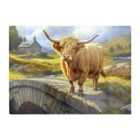 Warren Reed - Designer Highland Cow Chopping Board