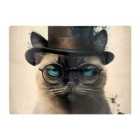 Warren Reed - Designer Siamese Cat Splashart Chopping Board