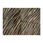 Warren Reed - Designer Golden Zebra Print Glass Chopping Board