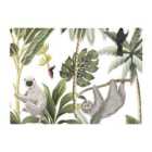 Warren Reed - Designer Tropical Sloths Chopping Board