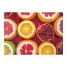 Warren Reed - Designer Citrus And Pomegranate Glass Chopping Board