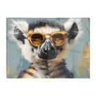 Warren Reed - Designer Lemur In Glasses Chopping Board