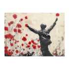 Warren Reed - Designer Banksy Inspired Poppy Fields Chopping Board