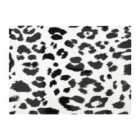 Warren Reed - Designer Black Leopard Print Glass Chopping Board
