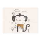 Warren Reed - Designer Single Monkey Forest Glass Chopping Board