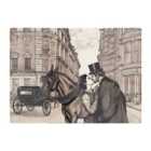 Warren Reed - Designer Victorian Lovers On A London Street Chopping Board