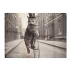 Warren Reed - Designer Victorian Cat Riding A Bike Chopping Board