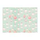 Warren Reed - Designer Christmas Decorations Pink And Green Glass Chopping Board