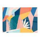 Warren Reed - Designer Modern Floral Pattern Glass Chopping Board