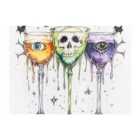 Warren Reed - Designer Halloween Toast To The Dead Chopping Board
