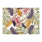 Warren Reed - Designer Hawaiian Style Jungle Leaves Glass Chopping Board