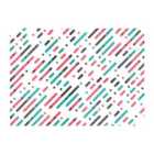 Warren Reed - Designer Overlapping Coloured Diagonal Lines Glass Chopping Board