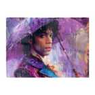 Warren Reed - Designer Purple Rain Tribute To Prince Chopping Board