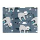 Warren Reed - Designer Sleeping Sloth Pattern Glass Chopping Board