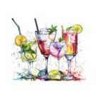 Warren Reed - Designer Vibrant Cocktail Splash Chopping Board