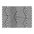 Warren Reed - Designer Oblique Black Grunge Pattern Glass Chopping Board