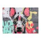 Warren Reed - Designer Banksy Inspired Doberman Chopping Board