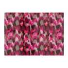 Warren Reed - Designer Modern Pink Animal Print Glass Chopping Board