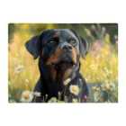 Warren Reed - Designer Rottweiler In A Summer Meadow Chopping Board