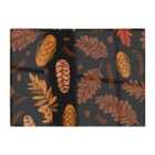 Warren Reed - Designer Autumn Leaves And Pinecones Chopping Board