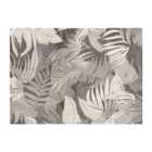 Warren Reed - Designer Grey Brown Tropical Leaves Glass Chopping Board