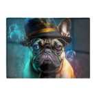 Warren Reed - Designer French Bulldog Splashart Chopping Board