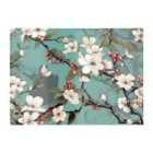Warren Reed - Designer Pink Blossom Asian Design Glass Chopping Board