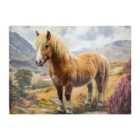 Warren Reed - Designer Eriskay Pony In The Highlands Chopping Board