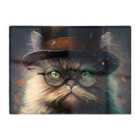 Warren Reed - Designer Persian Cat With Glasses Splashart Chopping Board