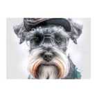 Warren Reed - Designer Miniature Schnauzer Dog Splashart Chopping Board