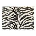 Warren Reed - Designer White Tiger Print Glass Chopping Board